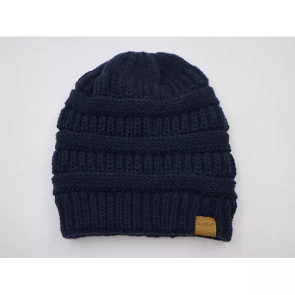 Slouchy Knitted Satin Lined Beanie