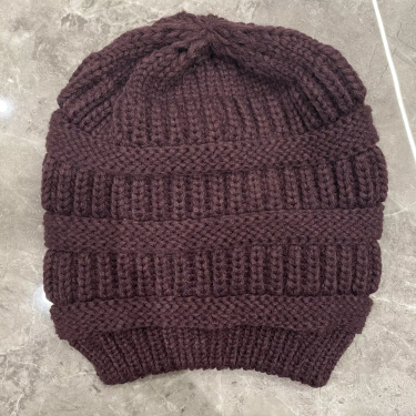 Slouchy Knitted Satin Lined Beanie