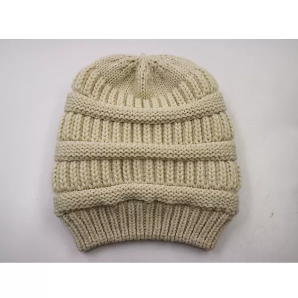 Slouchy Knitted Satin Lined Beanie